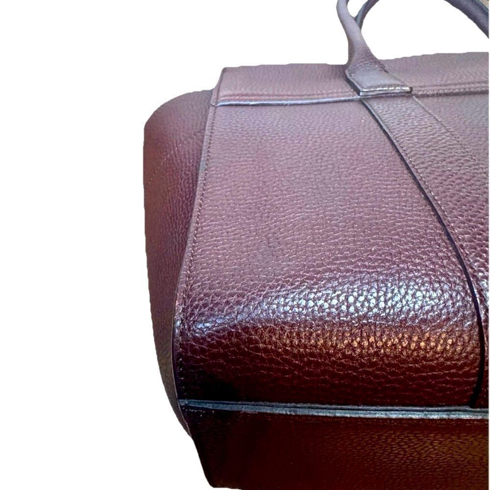 MULBERRY Oxblood Maroon Leather Classic Large Bayswater Tote Bag New Style - Picture 11 of 16